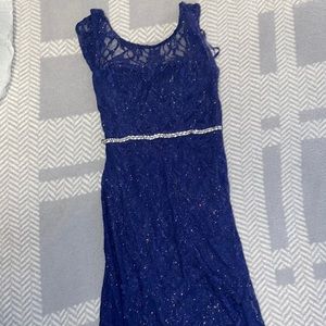 Blue dress